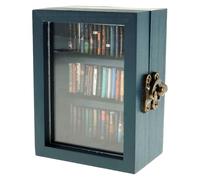 Mini Estantería para la Ansiedad - Biblioteca en Miniatura de Madera Con 60 Libros Hechos a Mano - Alivio del Estrés para Amantes de la Lectura o Personas Ansiosas