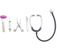 Mini estetoscopio herramientas de cuidado para casa de muñecas, set de jardín en miniatura, accesorios de hospital para decoración del hogar, casa de muñecas, accesorios de decoración en miniatura