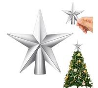 Mini Estrella de la Navidad, Topper de Árbol de Navidad, Decoración para Árbol de Pequeño, 8.5 cm, Estrella para Decoración de Fiesta