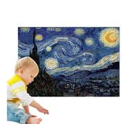 Mini Estrellado - Juego de Obras de Arte en Tubo de 150 Piezas, desafío de Escena de Dibujos Animados Vibrante, Paquete de Montaje de Tema de Noche Decorativo portátil, Juguete de