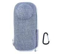 Mini estuche de almacenamiento para cámara deportiva Insta360 X5 X4, organizador de viaje, impermeable, media cremallera, accesorios Insta360, X5, X4, color negro y gris, gris, Unisex