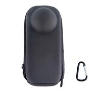 Mini estuche de almacenamiento para cámara deportiva Insta360 X5 X4, organizador de viaje, impermeable, media cremallera, accesorios Insta360, X5, X4, color negro y gris, Black, Unisex