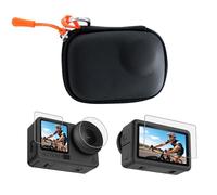 Mini estuche de almacenamiento para DJI OSMO Action 6, bolsa de transporte de viaje, funda protectora impermeable portátil para cámara Action 6, Funda con 1 protector de pantalla templado, Mini