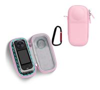 Mini estuche de almacenamiento para Insta360 X5, bolsa organizadora de cámara deportiva con gancho panorámico para cámara, bolsa de mano, práctica funda de transporte, accesorios de equipaje, Pink