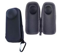 Mini estuche de almacenamiento para Insta360 X5 X4, bolsa protectora para cámara deportiva, bolsa organizadora de viaje, impermeable, media cremallera, portátil, bolsa de transporte con gancho y