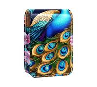 Mini estuche de lápiz labial con espejo para bolso, funda portátil Cosmic Space Galaxy, Multicolor 4, 9.5x2x7 cm/3.7x0.8x2.7 in