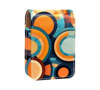 Mini estuche de lápiz labial con espejo para bolso, funda portátil Cosmic Space Galaxy, Multicolor 4, 9.5x2x7 cm/3.7x0.8x2.7 in