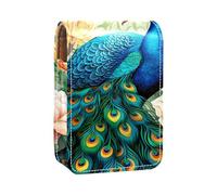 Mini estuche de lápiz labial con espejo para bolso, funda portátil Cosmic Space Galaxy, Multicolor 6, 9.5x2x7 cm/3.7x0.8x2.7 in