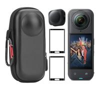 Mini Estuche para Insta360 X5 / X4, Protector de Pantalla con Tapa de Lente Compatible con cámaras de acción Insta360 X5