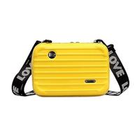 Mini Estuche rígido con Forma de Maleta, Bolso de Maquillaje, Organizador de brochas, Bolsos de Hombro de Moda, miniestuche, Bolsa de Aseo, Bolsa de Aseo