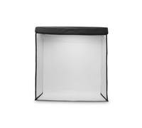 Hama Mini estudio fotogrÃ¡fico mÃ³vil ToGo, caja fotogrÃ¡fica plegable con anillo de luz LED, 50x50cm