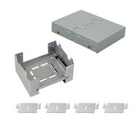 Mini Estufa de Alcohol, Mini Estufa para Camping, Quemador de Alcohol Camping, Mini Estufa para Acampar, para Picnic, Barbacoa, Camping, Senderismo, Viajes, 2 Piezas, con 4 Deflectores de Viento