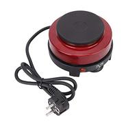 Mini Estufa eléctrica, Portátil 500W Plato caliente Quemador, Multifuncional Casa Calentador de agua de té y café, Estufa de encimera para cocinar gachas de sopa/olla caliente - Rojo