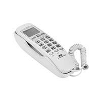 Mini extensión de teléfono de línea Fija,teléfono de Escritorio montado en la Pared,búsqueda de Llamadas/rellamada/visualización de Llamadas/protección contra truenos,para la Oficina,el Hotel