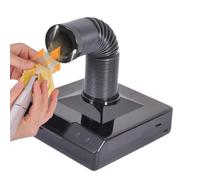 Mini extractor de humos con luz LED - Absorbedor de humo de banco para soldadura, pulido y taller, máquina compacta de succión de polvo