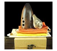 Mini F-tone Ocarina Kit De Flauta Ocarina Bonita De 10 Agujeros Instrumentos Musicales Profesionales Para Principiantes Con Accesorios(Style 6)