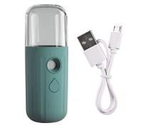 Mini Facial Mister Handheld Face Sprayer Hidratante USB Herramienta de hidratación de la piel USB 30 ml verde, hiriente hidratante práctico