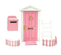 Mini Fairy Door Kit - 1:12 Scale Door, Mailbox, Fence, Ladder