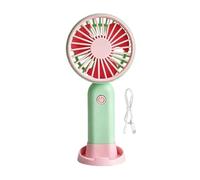 Mini Fan 3-Speed Rechargeable Pocket Summer Gadgets with Phone Stand