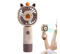 Mini Fan - Capybara USB Cooling, 6.8x5x17cm Portable Handheld Device with 5-Level Rechargeable Power, Travel Camping Beach Summer Outdoor Commuting Office Vacation Road Trip Accessory, Home Supplies