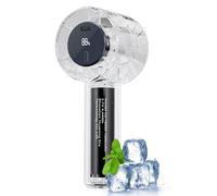 Mini Fan Handheld, Rechargeable Cooling Device, Adjustable Wind Speed with Sturdy Layer, Outdoor Utility with Refined Texture, 4.9x5.4x12.9 cm Portable Category, Travel Picnic Hiking Fan for Women Men