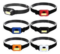 Mini faro LED para actividades al aire libre, faro con interruptor de 3 etapas y 1000 lúmenes, diadema ajustable, iluminación manos libres p