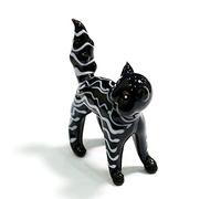 Mini Figura Artesanal De Gato De Cristal, Adornos De Animales Hechos A Mano, Colección De Decoración De Habitación Bonita