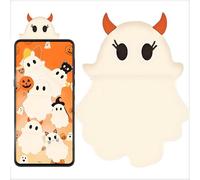 Mini figura de teléfono - 1.38 pulgadas Ghost Smartphone Decoración Artesanía | Mini decoraciones de pelar y pegar para teléfonos inteligentes hombres Halloween Tablet Car dashboards