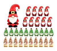Mini Figuras De De Papá Noel | Mini Escultura Navideña De Decoración | Figuritas De De Navidad, Mini Escultura Navideña Para Propietarios De Viviendas, Inquilinos, Hogar, Apartamento, Oficin