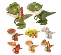 Mini Figuras de Dinosaurios para niños 3+ 8pcs títeres de Dedo de Dinosaurio
