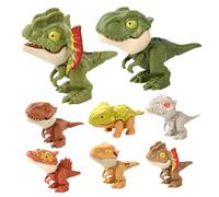 Mini Figuras de Dinosaurios para niños 3+ 8pcs títeres de Dedo de Dinosaurio