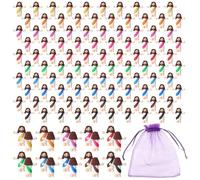 Mini figuras de Jesús a granel, paquete de 100 figuras de Jesús, tamaño de bolsillo, mini figura religiosa, Cristo salvador, Jesús para iglesia, escondite, día de Acción de Gracias, escuela dominical,