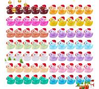 Mini Figuras de Pato de Resina Que Brillan en la Oscuridad, portátiles y duraderas, suficientes Luminosos de Resina, Regalo para Amigos, colegas, Familiares