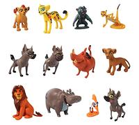 Mini Figuras Set, 12PCS The Lion King Decoración para Tartas Action Figure Cake Decoration Decoraciones de Fiesta Cumpleaños Cake Topper Figuras Set Fiesta de Cumpleaños Suministros Decoración