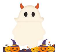 Mini Figures, Ghost Smartphone Figurine, Peel-and-Stick Phone Decorations 0.98x0.59x1.38 inches, Cute Halloween-Themed Accessories Women and Men, Ideal for Crafting and Customizing Cases