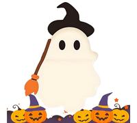 Mini Figures, Ghost Smartphone Figurine, Peel-and-Stick Phone Decorations 0.98x0.59x1.38 inches, Cute Halloween-Themed Accessories Women and Men, Ideal for Crafting and Customizing Cases