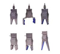 Mini fijación para manipulador Accesorio de pinza mini robótica con garra magnética de gran apertura, abrazadera neumática, accesorios for máquina de moldeo por inyección(Red)