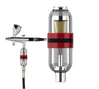 Mini Filtro de Aire para aerógrafo, medidor regulador de presión, Trampa de Agua de, Kit de Humedad, Conector de Manguera, Herramienta de Accesorios de Limpieza, Filtro de Aire para