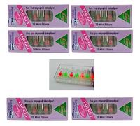 Mini filtros Super Slim para Slim cigarrillos & Roll Ups desechables, reutilizables para el ahumado - 6 packs X 10-filters Chacun