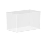 Mini Fish Tank, Frameless Extra Clear Bowl, Small Habitat Container for Crabs, Spiders, Terrariums, Temporary Space, Nature Lovers, Men, Women 11.42x5.91x6.1 Inch