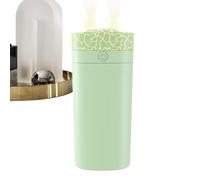 Mini Flame Diffuser, Portable Air Humidifier Unit, 3x3x6.7in USB Powered with Cool Mist, Aromatherapy Humidifiers Device System, Mist Diffuser with Ambient Style, Air Freshener for Car Travel