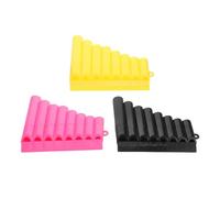 Mini flauta de pan 8 orificios for flauta de sartén plástico instrumento musical tubos educación temprana minipipas amarillas silbato