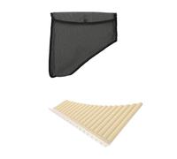 Mini flauta de Pan portátil 1 Juego de 18 flautas tubo con llave C, instrumento educativo profesional portátil, efectos prácticos multifuncionales for principiantes