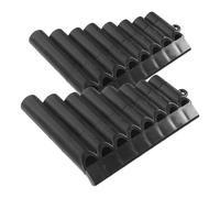 Mini flauta de pan portátil 2 uds instrumento de flauta Pan música fácil for principiantes Mini portátil negro 8 teclado silbato