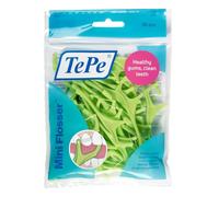 Mini Flosser TePe, 36 ud. | Hilo dental, Herramienta de eliminación de la paca dental eficaz para una limpieza interdental sencilla, Espacios estrechos
