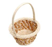 Mini Flower Basket - Small Imitation Rattan Basket - Home Decoration For Weddings, Parties, And Photography - Handmade Decorative Storage For Christmas, Nursery, Easter, Bedroom, And Holiday Decor