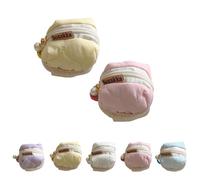 Mini Fluffy Bunny Pouch - Soft Plush Bag for Airpods, Easy to Carry, Suitable for Storing Small Items (B+E)