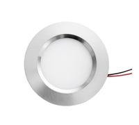 Mini Foco LED Empotrable Compacto de 55mm Aluminio Cepillado 3W DC12V Equivalente a 25W - Blanco Del Día 6000K