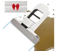 Mini Foldable Desktop Mop, Portable Mini Cleaning Sponge Mop, Easy to Hold, no Need to Wash The mop by Hand for Bathroom, Kitchen, Desktop, Glass, Home, Car, Small Spaces (Black * 2)