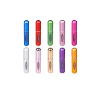 Mini frasco de perfume recargable de 5 ml, portátil, con bomba pulverizadora, contenedor cosmético vacío,